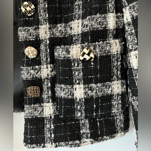Mango NWT Check Tweed Jacket - Picture 4 of 16